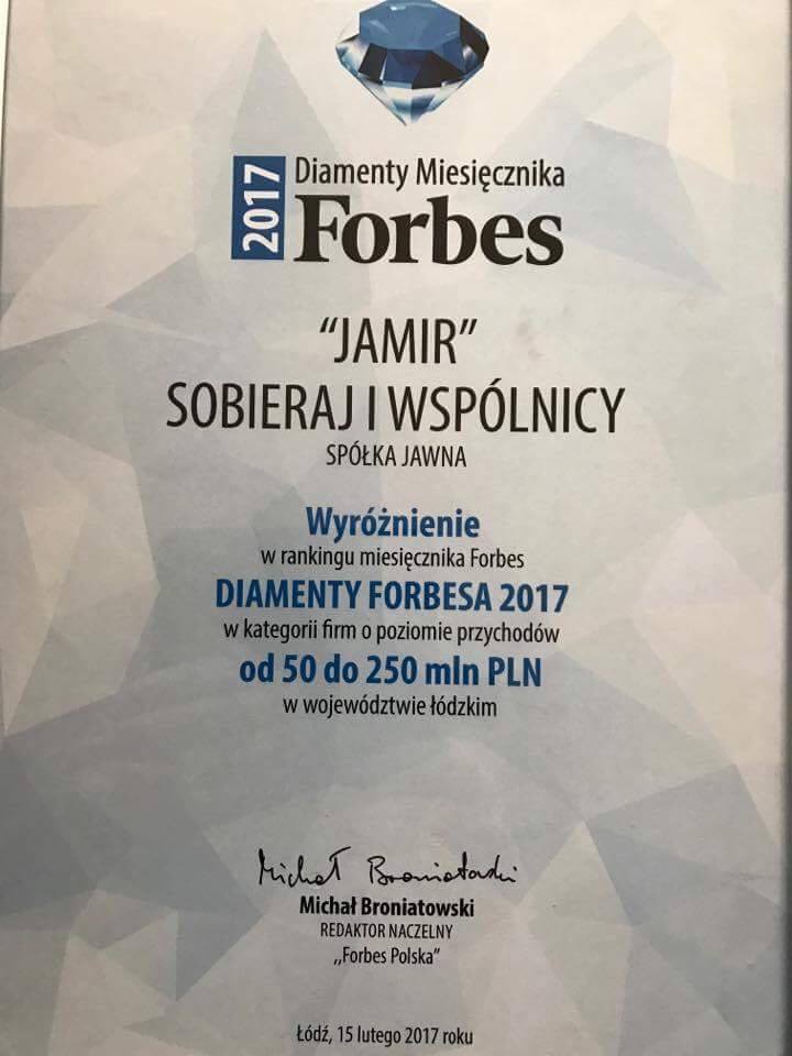 Diament Forbesa 2017 dla członka IPPCP