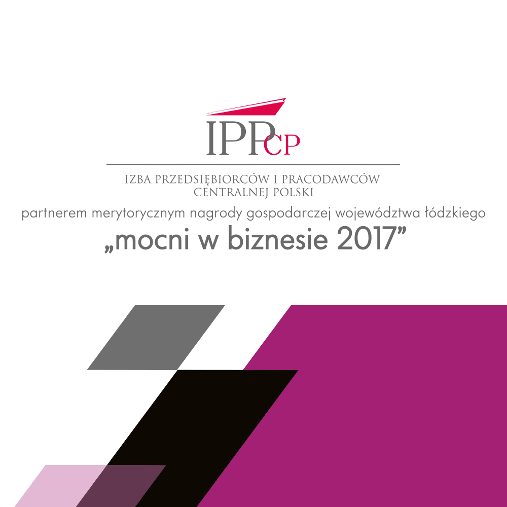 IPPCP partnerem merytorycznym nagrody gospodarczej województwa łódzkiego „mocni w biznesie 2017”!