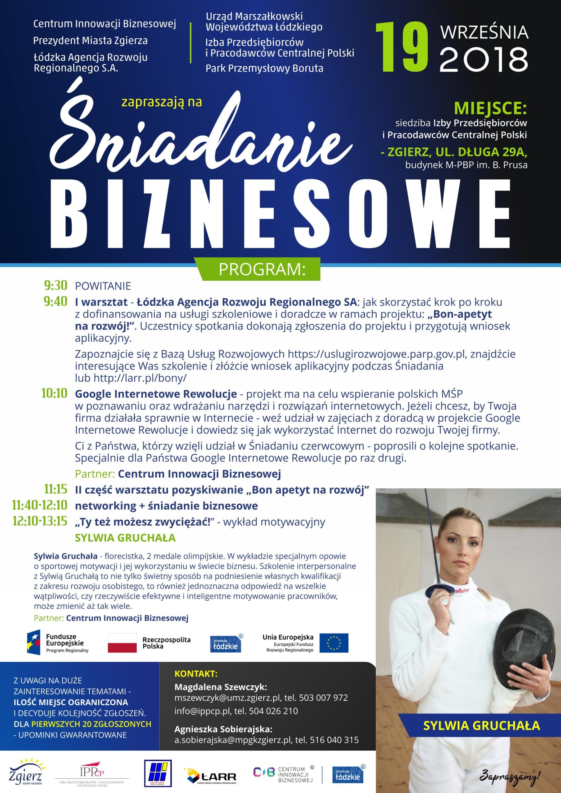 IV Śniadanie biznesowe – 19 września 2018