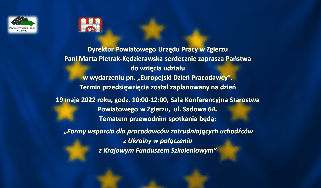 EUROPEJSKI DZIEŃ PRACODAWCY- Zaproszenie na wydarzenie