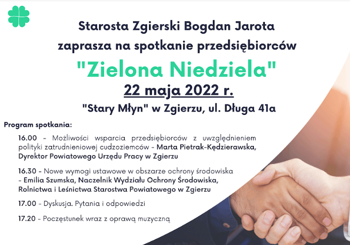 Zielona Niedziela- spotkanie przedsiębiorców